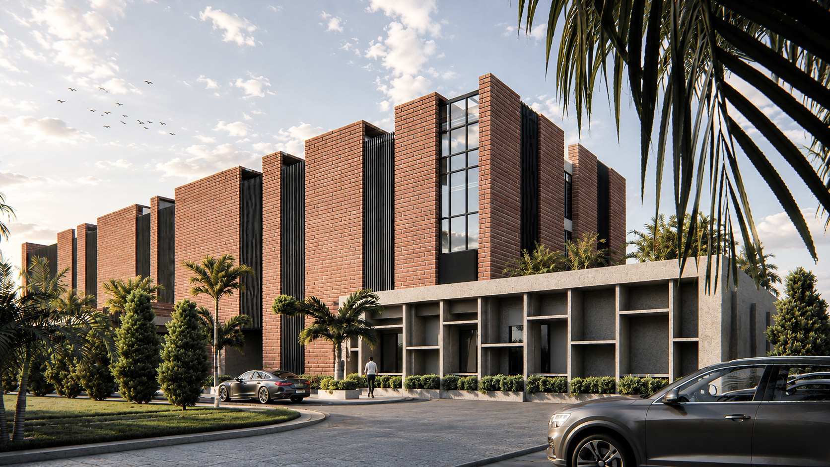 Ramgarh Gymkhana main building exterior render